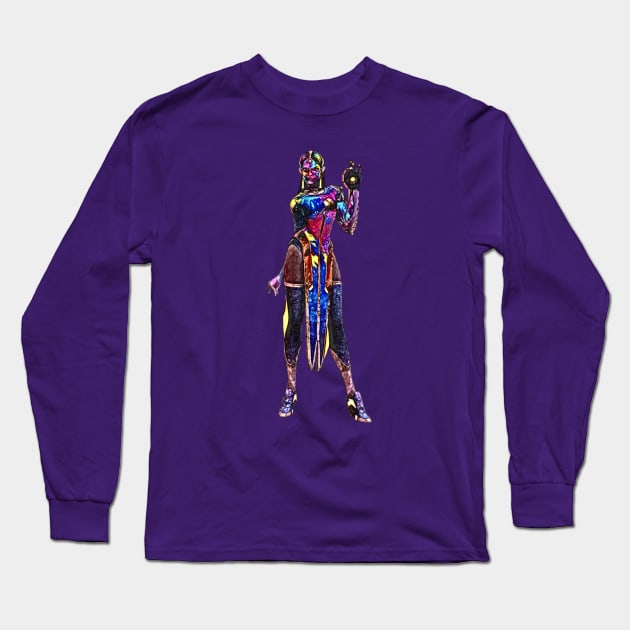 Overwatch Symmetra Holi Skin Long Sleeve T-Shirt by Green_Shirts